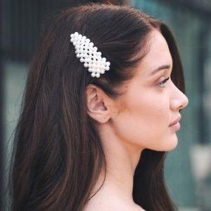 1 Pc Faux Pearl Hairclip - Bling Little Thing