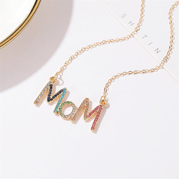 MOM Studded Chain Necklace