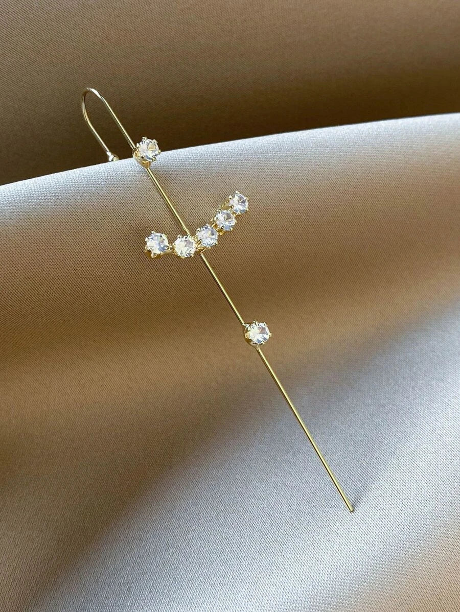 Chic Studded Ear Cuff Climber Earrings - Bling Little Thing