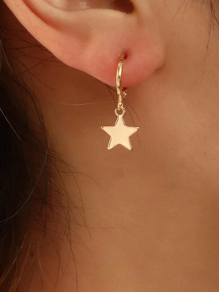 Star Huggie Earrings - Bling Little Thing