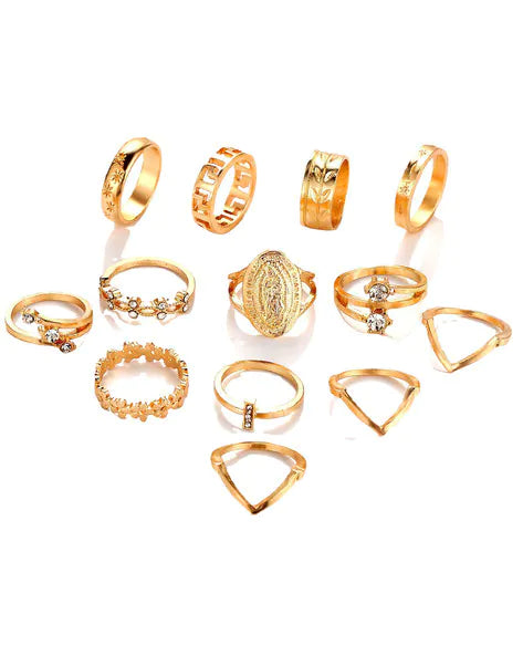 Stackable Chic Rings Set of 13 - Bling Little Thing