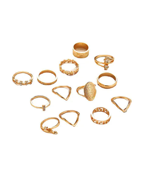 Stackable Chic Rings Set of 13 - Bling Little Thing