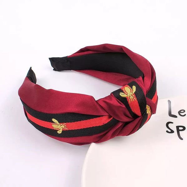 BURBERRY INSPIRED LUXURY KNOTTED HEADBAND - Bling Little Thing