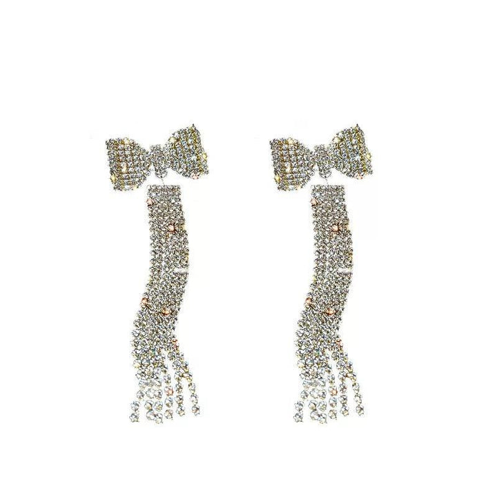 Bow Exaggerated Korean Earrings - Bling Little Thing