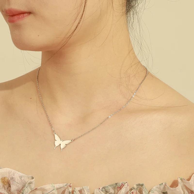 BUTTERFLY MINIMAL NECKLACE - Bling Little Thing