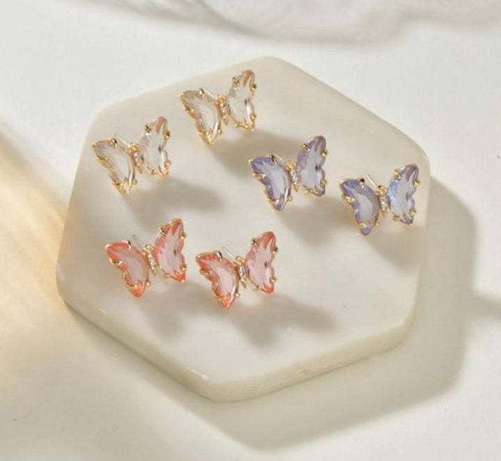 Butterfly Stud Earrings - Bling Little Thing