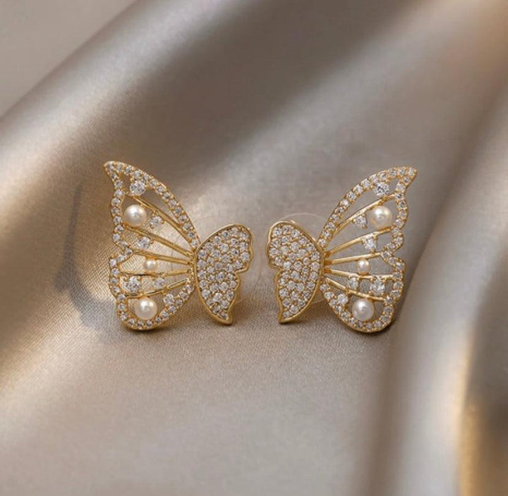 Butterfly Versatile Stud Earrings - Bling Little Thing