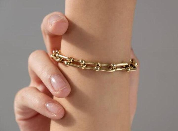 Chunky Chain Edgy Bracelet - Bling Little Thing