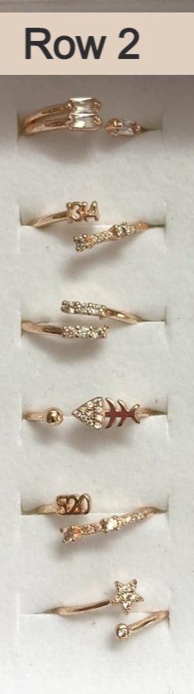 Dainty Adjustable Ring (rose gold) - Bling Little Thing