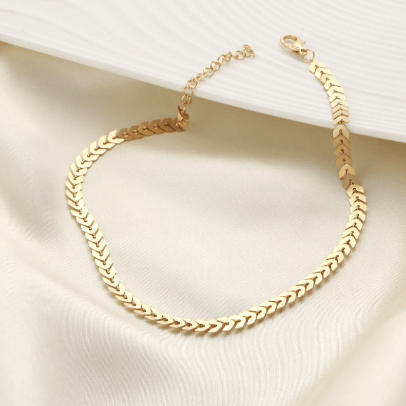 Fishbone Chain Necklace - Bling Little Thing