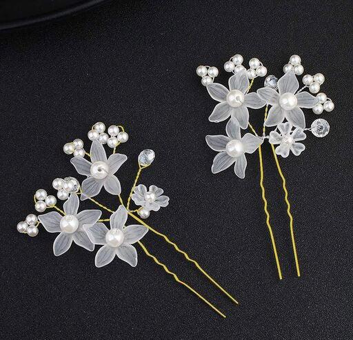 Floral Dainty Intricate Hair U-Clips (Set of 2) - Bling Little Thing