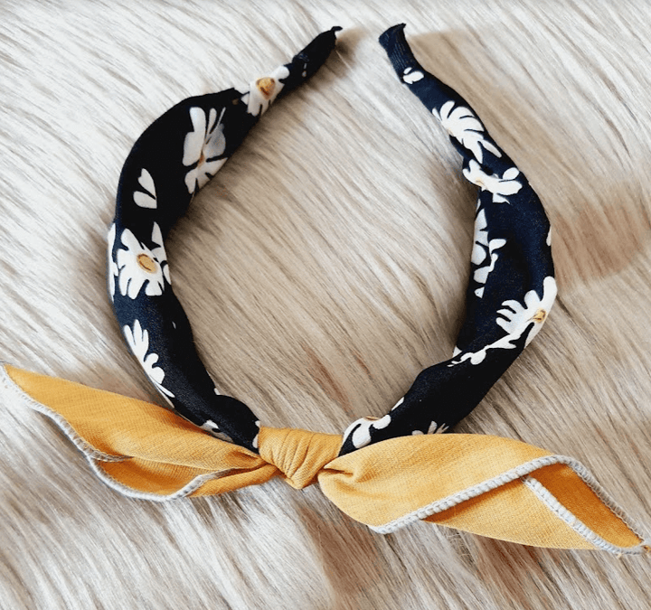 Floral Print Luxury Hairband - Bling Little Thing