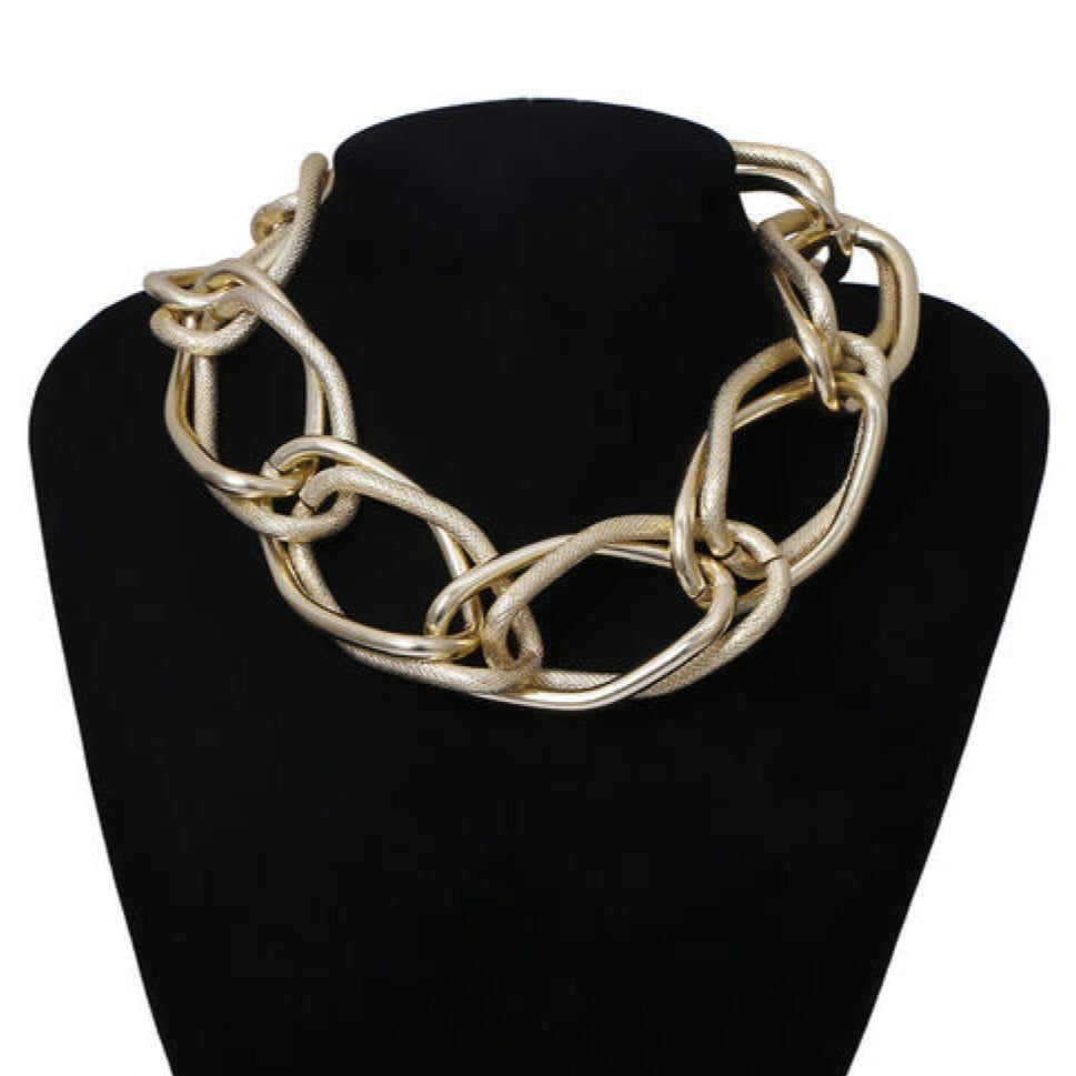 Hip-Hop Punk Street Style Clavicle Chain Necklace - Bling Little Thing