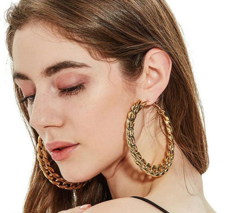 Hype Chunky Statement Earrings - Bling Little Thing