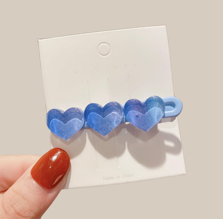 ICONIC HEART GRADIENT HAIR CLIP - Bling Little Thing