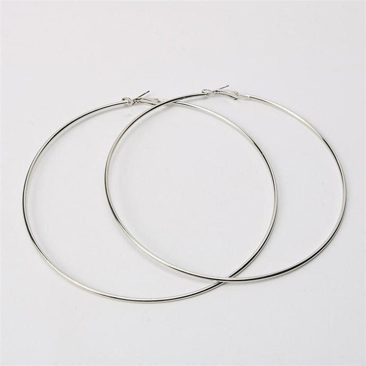 Not-So-Basic Silver Hoops - Bling Little Thing