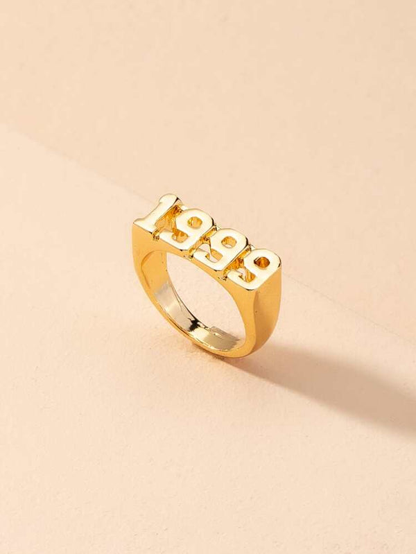 Year Number Decor Ring