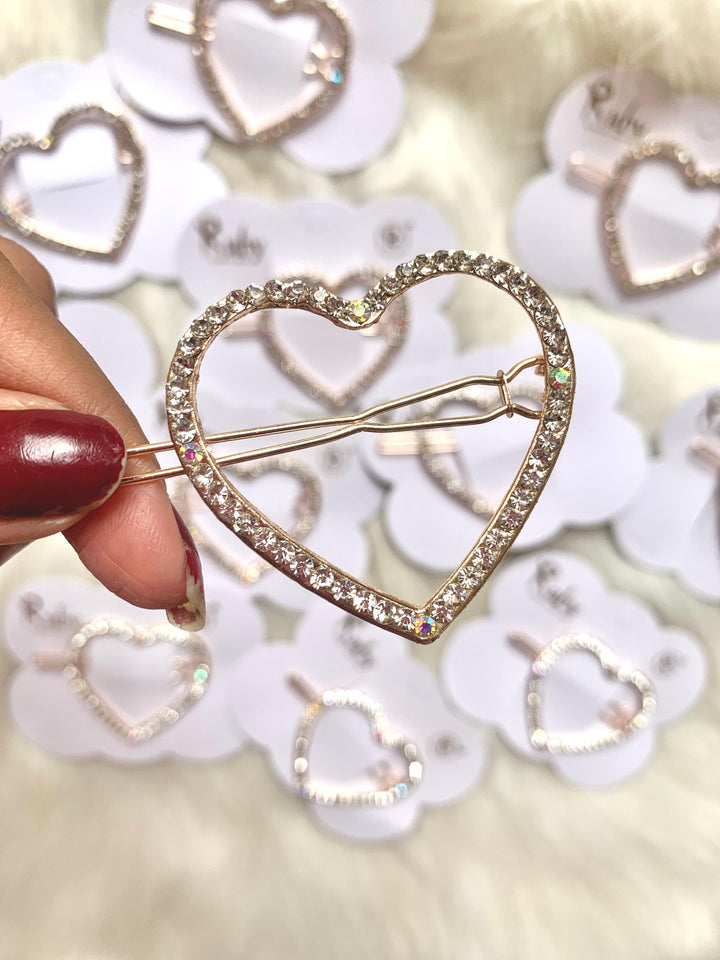 Intricate Heart AD Hairclip - Bling Little Thing