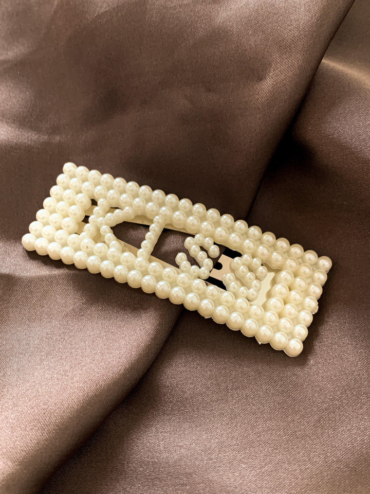 KISS Pearl Lettered Tic Tac Hair Clip - Bling Little Thing