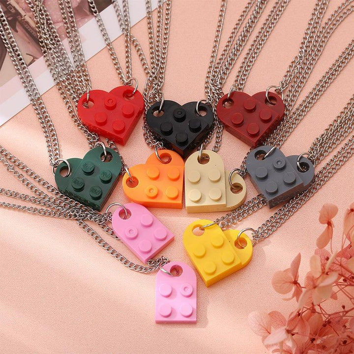 Lego Heart Detachable Necklaces - Bling Little Thing