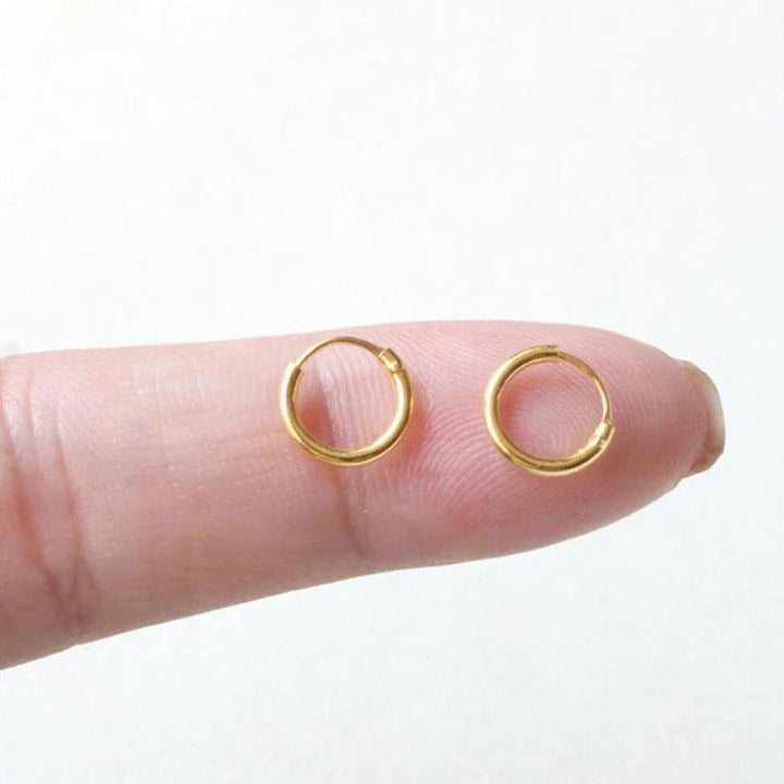 Mini Gold Hoop Earrings - Bling Little Thing