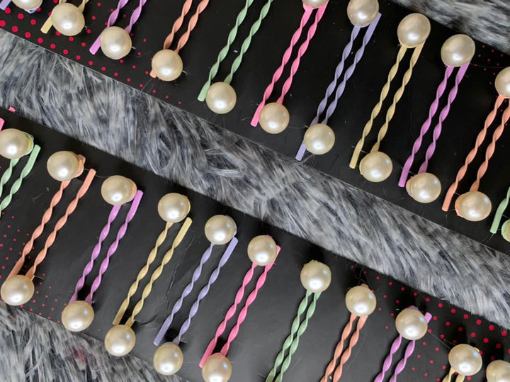 Pastel Pearl Bobby Pins (Pair) - Bling Little Thing