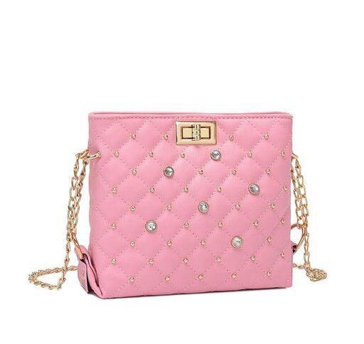 Quilted Studded Sling Bag - Bling Little Thing