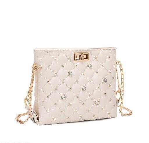 Quilted Studded Sling Bag - Bling Little Thing