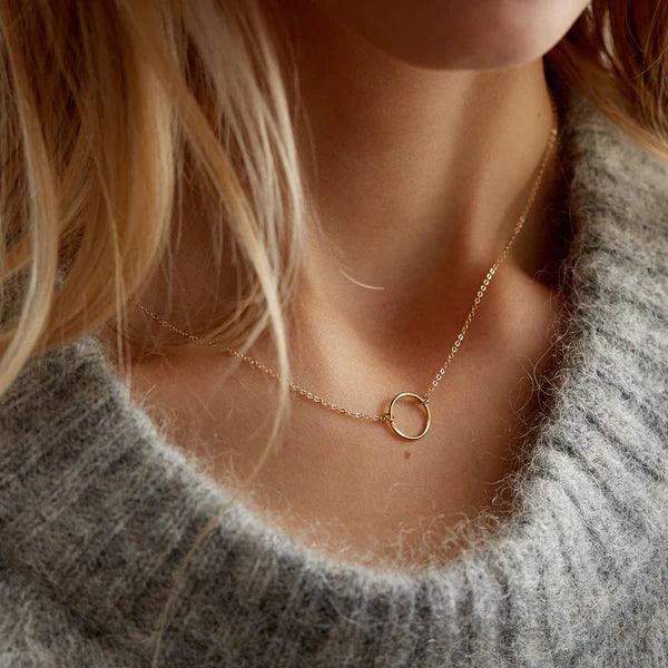 Simple Circle Necklace - Bling Little Thing