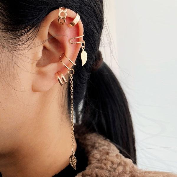 Simple Nonpierced Ear Clip Earrings Set - Bling Little Thing