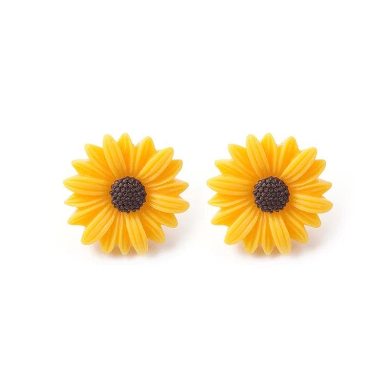 Sunflower Stud Earrings - Bling Little Thing