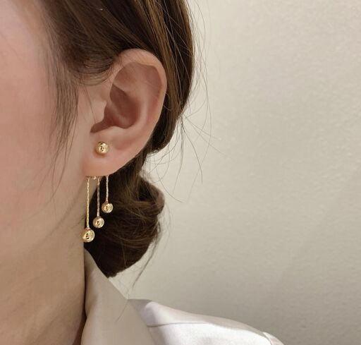 Tassel Round Metal Luxury Earrings - Bling Little Thing