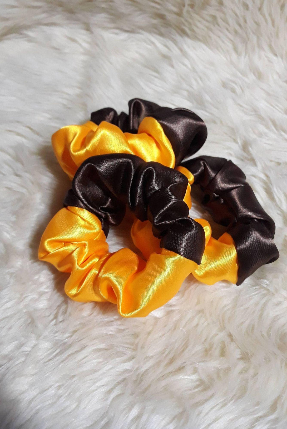 Two Tone Satin Scrunchie - Bling Little Thing