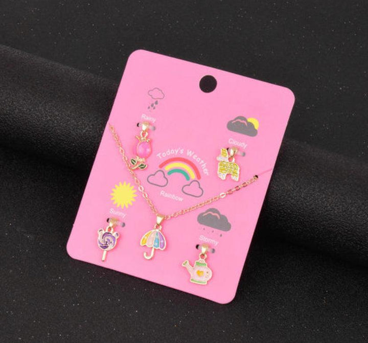 Umbrella Jewellery Combo Set (5 items) - Bling Little Thing