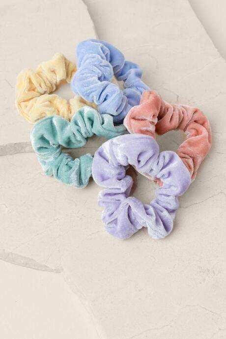 Velvet Scrunchie Bundle (Assorted Colors) - Bling Little Thing