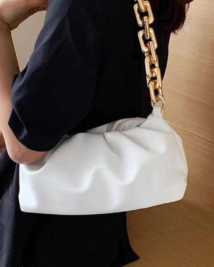 Vogue Cloud Sling Bag (White) - Bling Little Thing